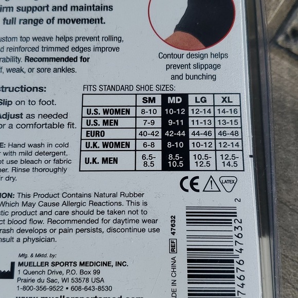 Mueller Elastic Ankle Support medium - Picture 2 of 3